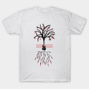 Guitar Tree Black T-Shirt